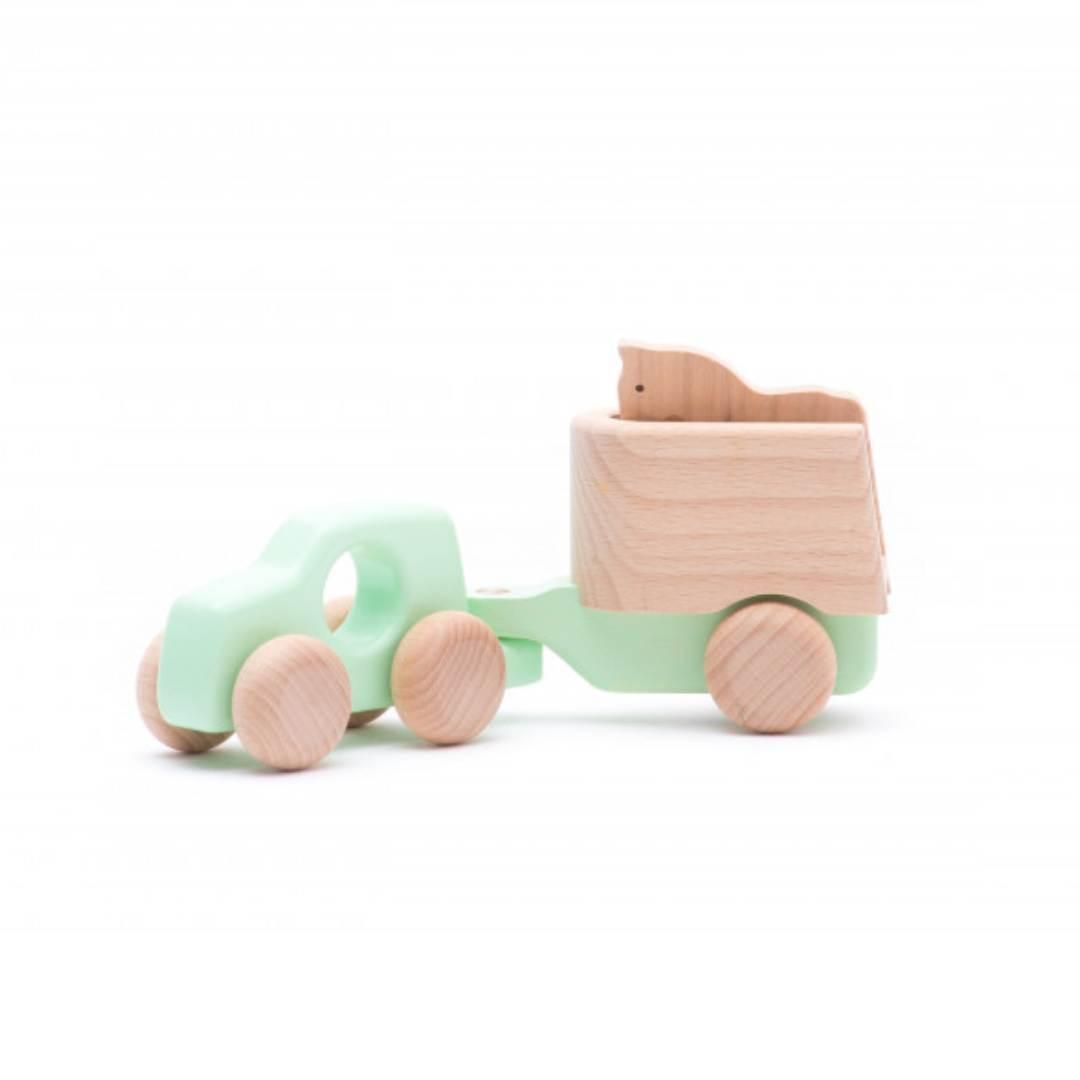 Bajo: Truck with Horse (mint)