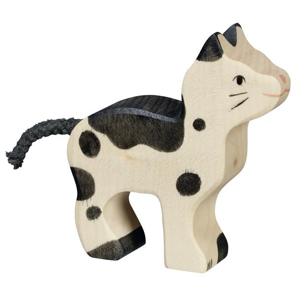 Holztiger: Black & White Cat (small)