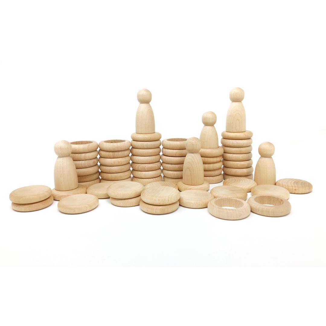 Grapat: Nins®, rings and coins (natural)