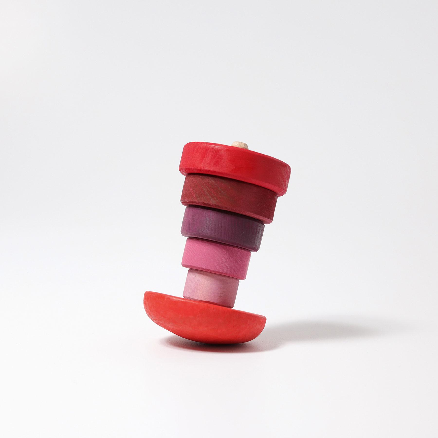 Grimm's: Small Wobbly Tower (pink) - Image 2