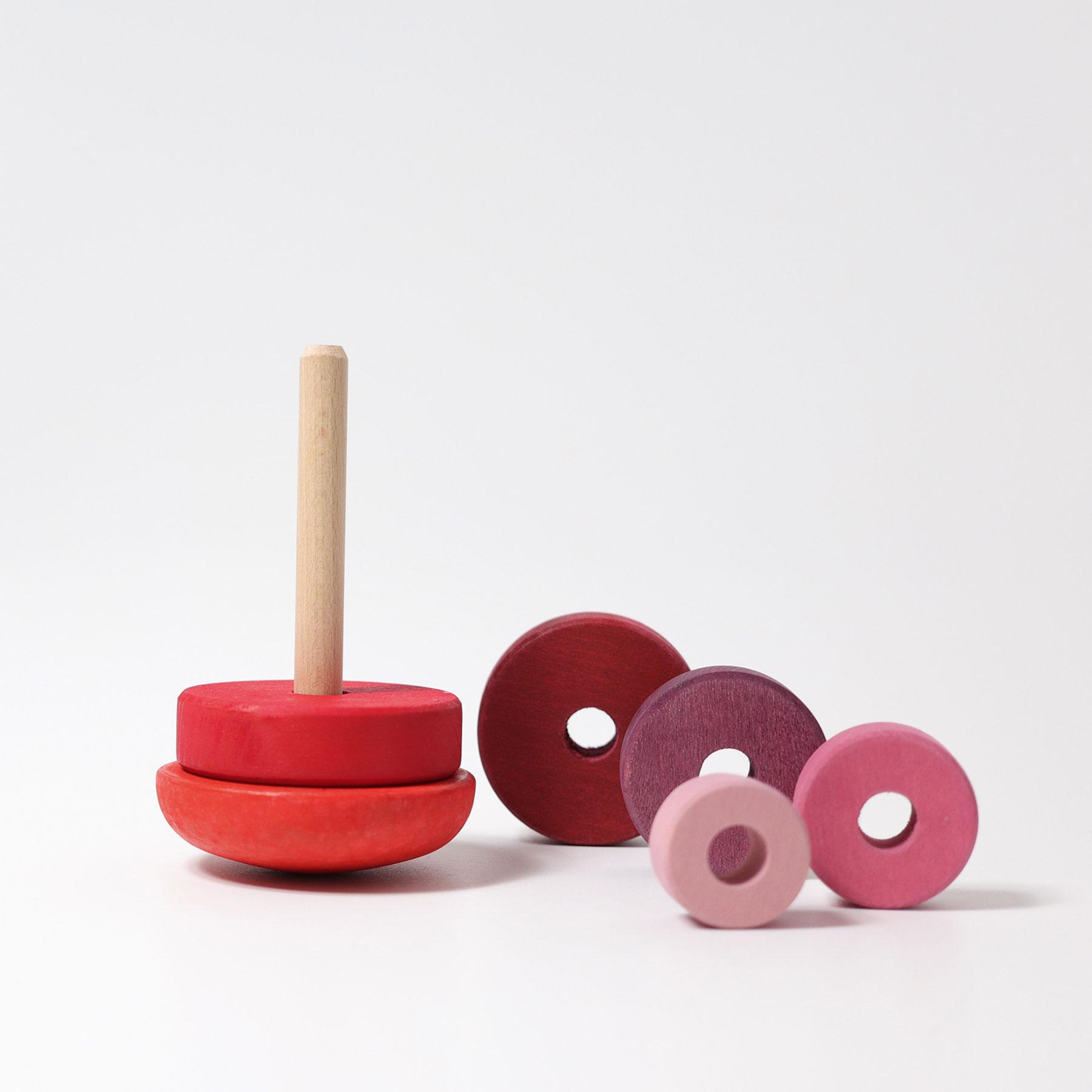 Grimm's: Small Wobbly Tower (pink) - Image 3