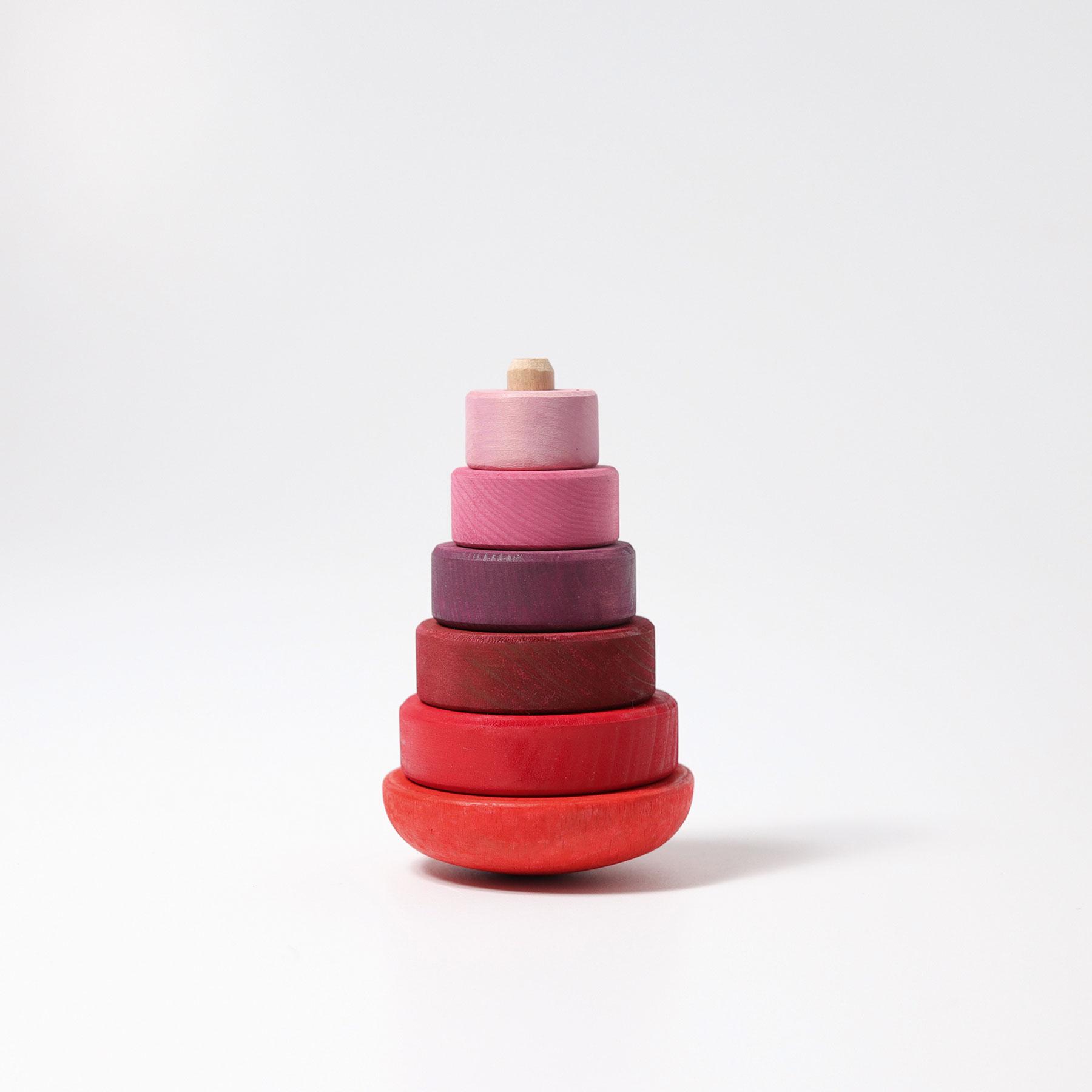 Grimm's: Small Wobbly Tower (pink)