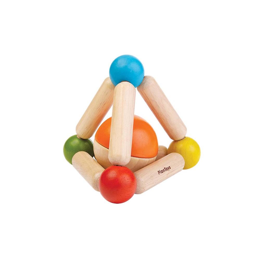 Plan Toys: Rainbow Triangle Clutching Toy