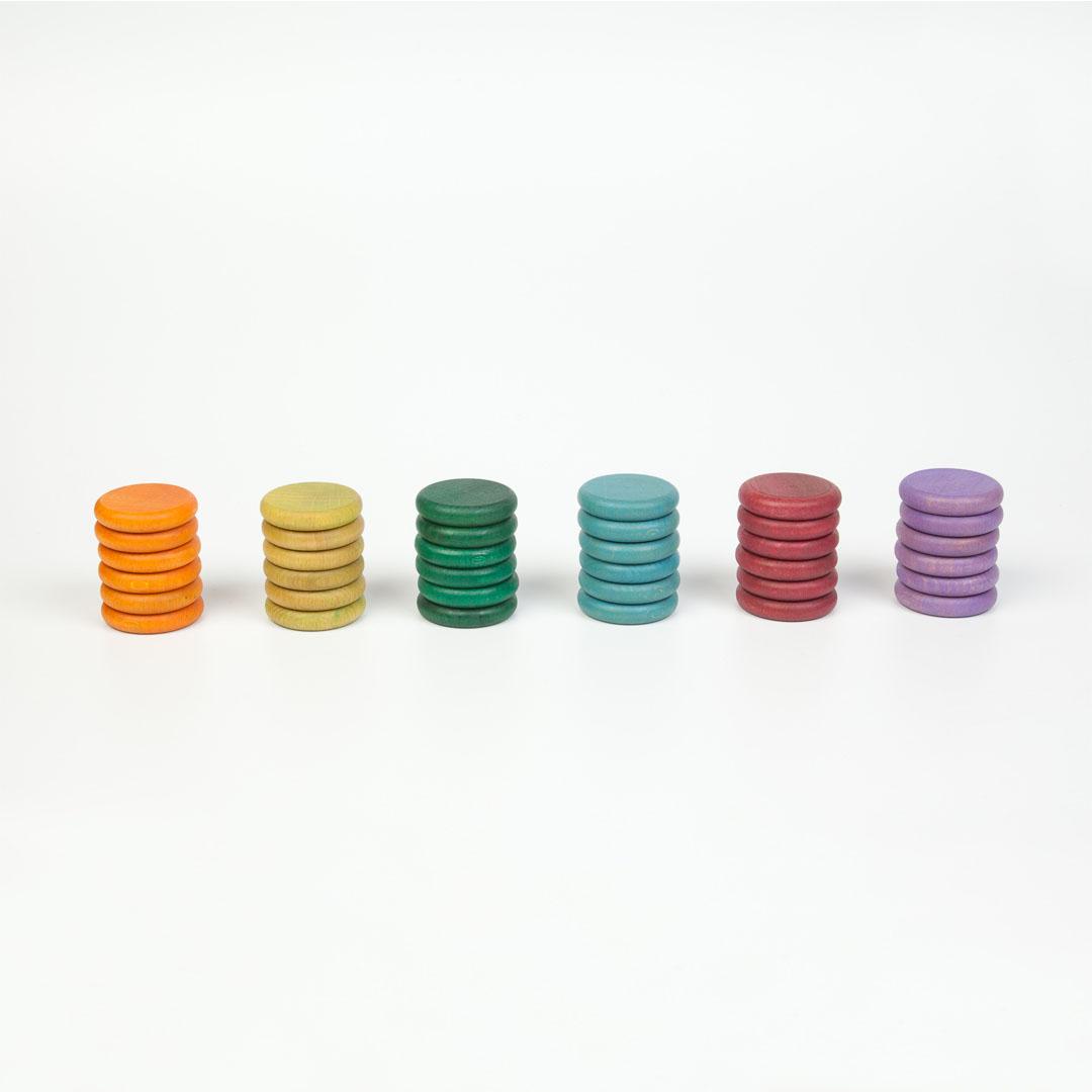 Grapat: 36 coins (earth tones)