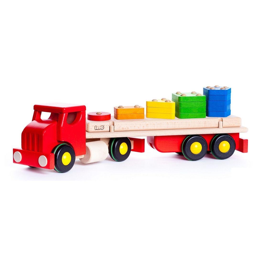 Bajo: Big Shapesorter Truck (red)