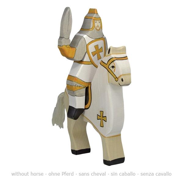 Holztiger: White Tournament Knight (without horse)