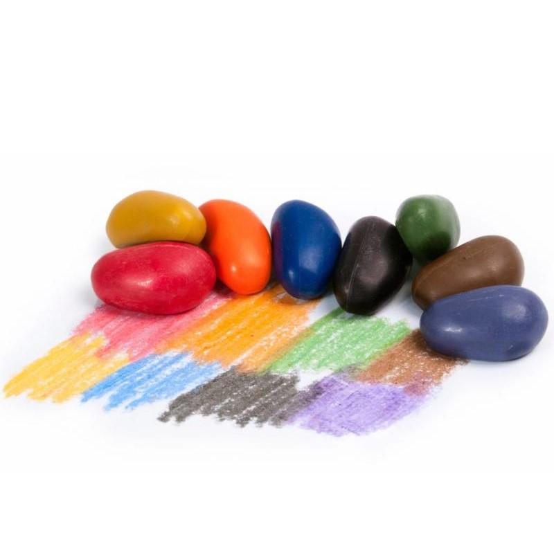 Crayon Rocks: 8 barv v bombažni vrečki - Image 2