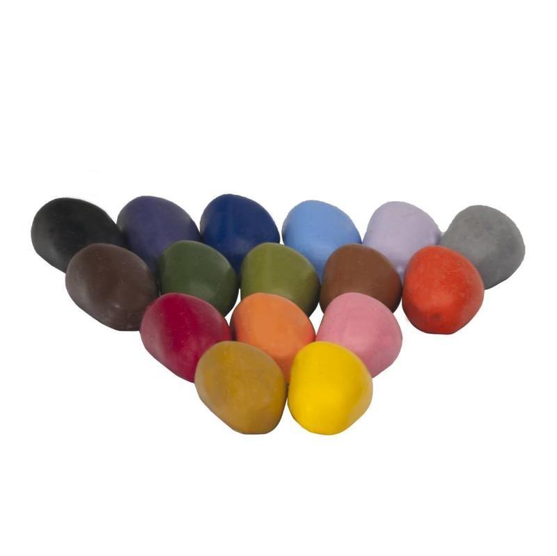 Crayon Rocks: 16 Colours in Red Velvet Bag - Image 2