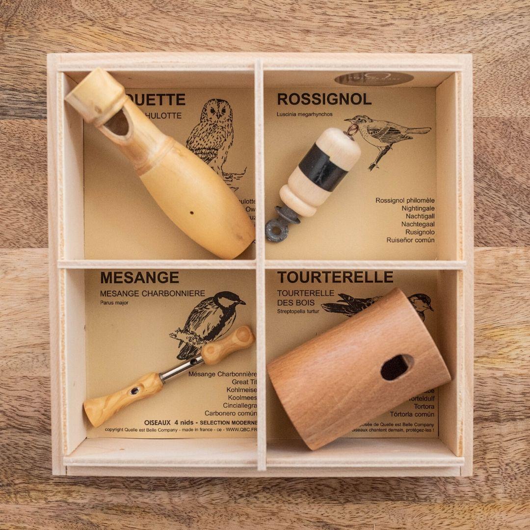 Q&B Birdcall: 4 Modern Nests Gift Box