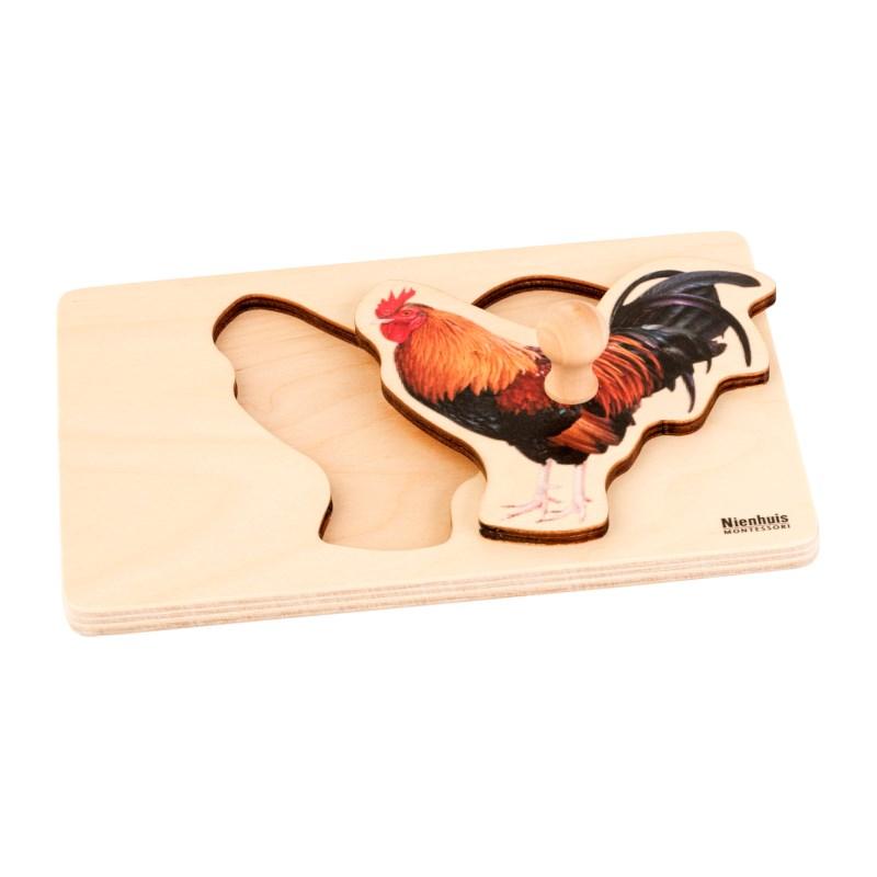 Nienhuis Montessori: Rooster Toddler Puzzle