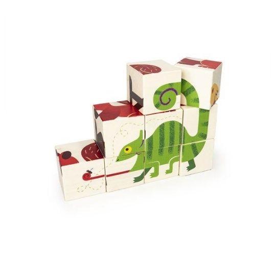 Bajo: Natural Zoo Wooden Blocks