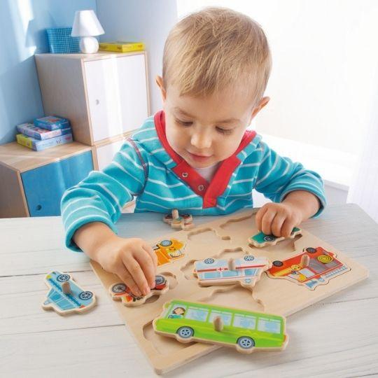 Haba: World of Vehicles Peg Puzzle - Image 2