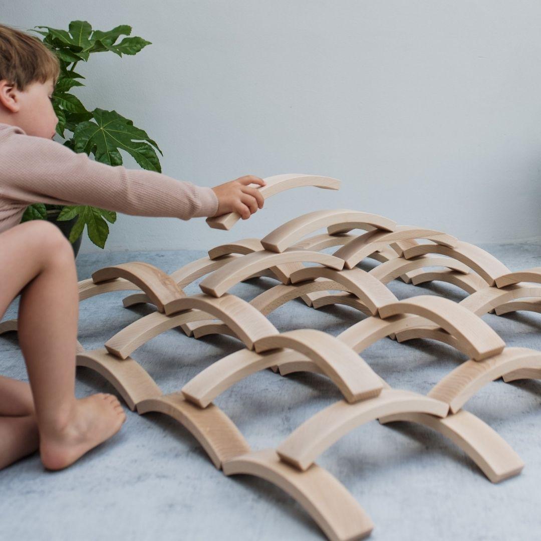 Abel: Blocks 24 (large curved block set) | Malih nog naokrog