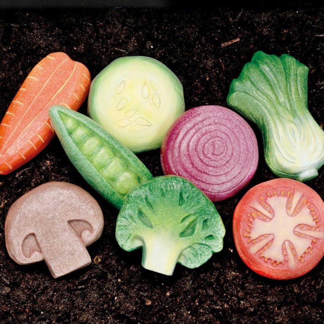 Yellow Door: Vegetable Sensory Play Stones - Image 2