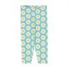 Maxomorra organic leggings for children with colorful daisy prints