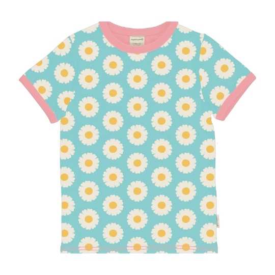 Maxomorra organic cardigan for children with summer ferry prints