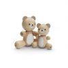Plan Toys Wooden toy bear and little bear natural