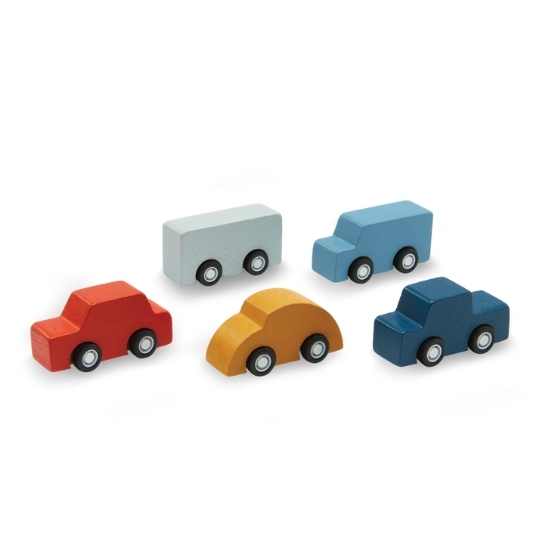 Plan Toys: Set mini avtomobičkov
