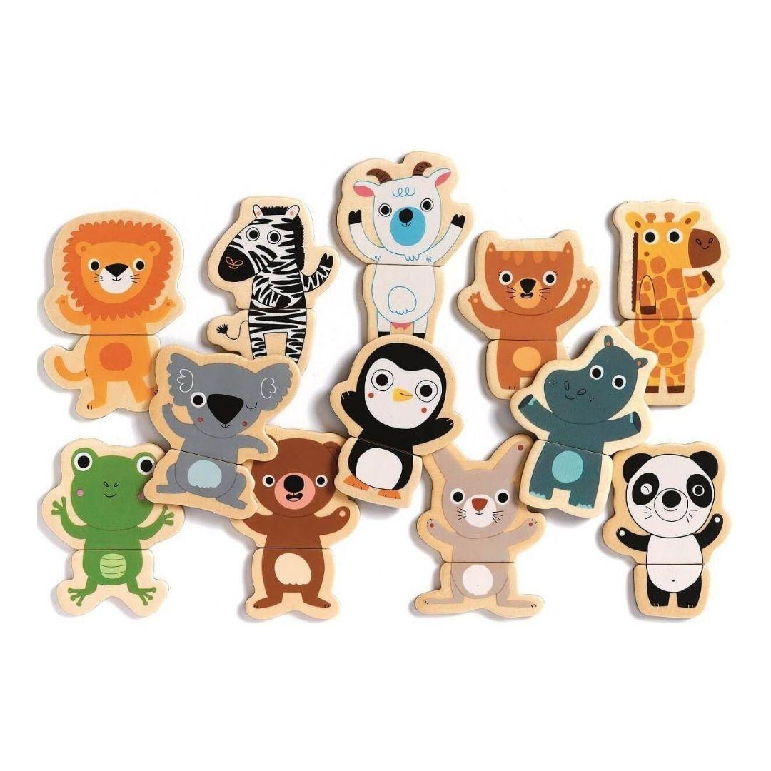 Djeco: Mix & Match Animal Magnets - Image 2