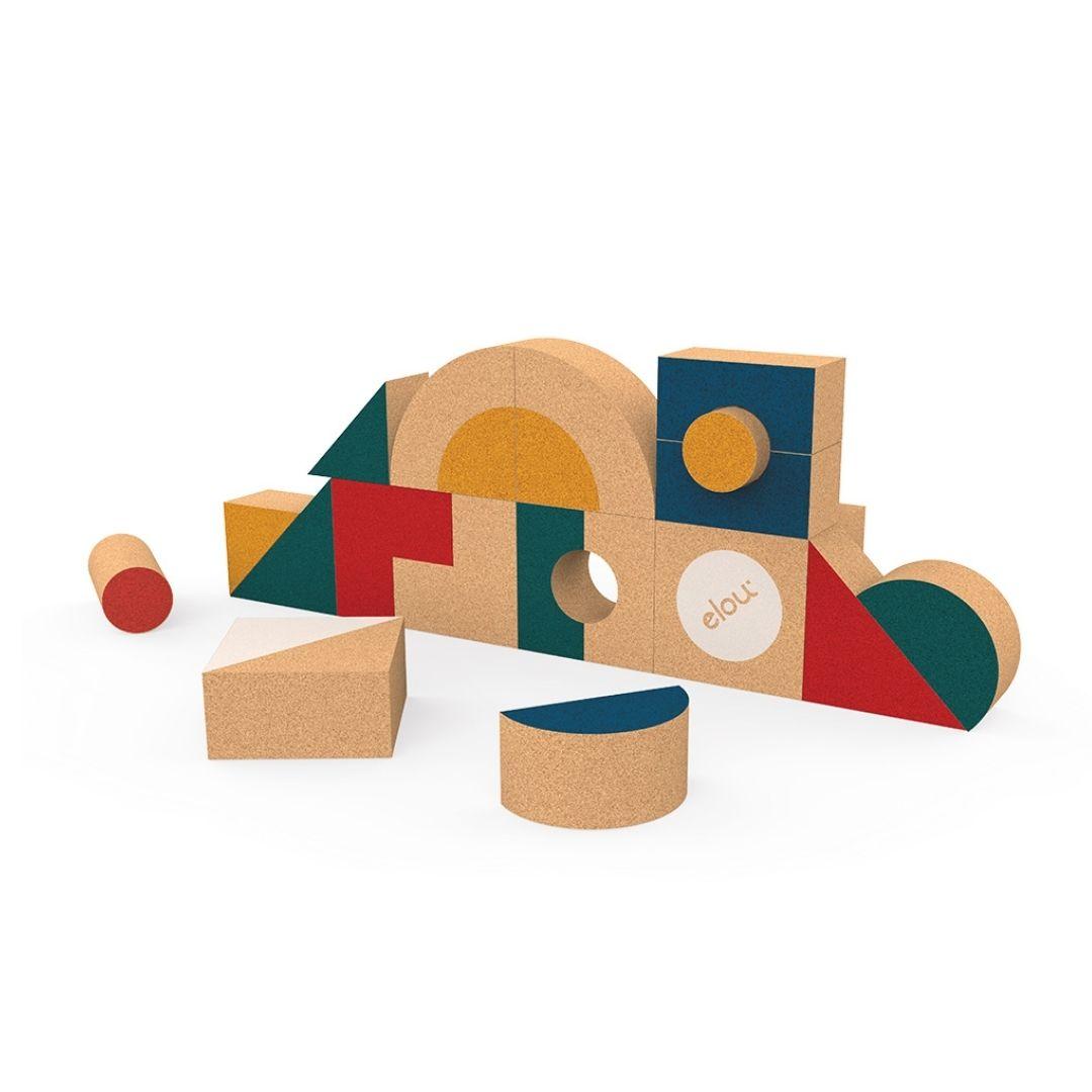 Elou: 18 oblik (set kock iz plute)
