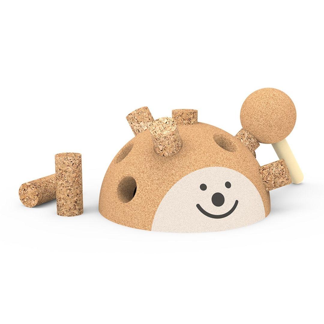 Elou: Hedgehog (cork hammering toy)