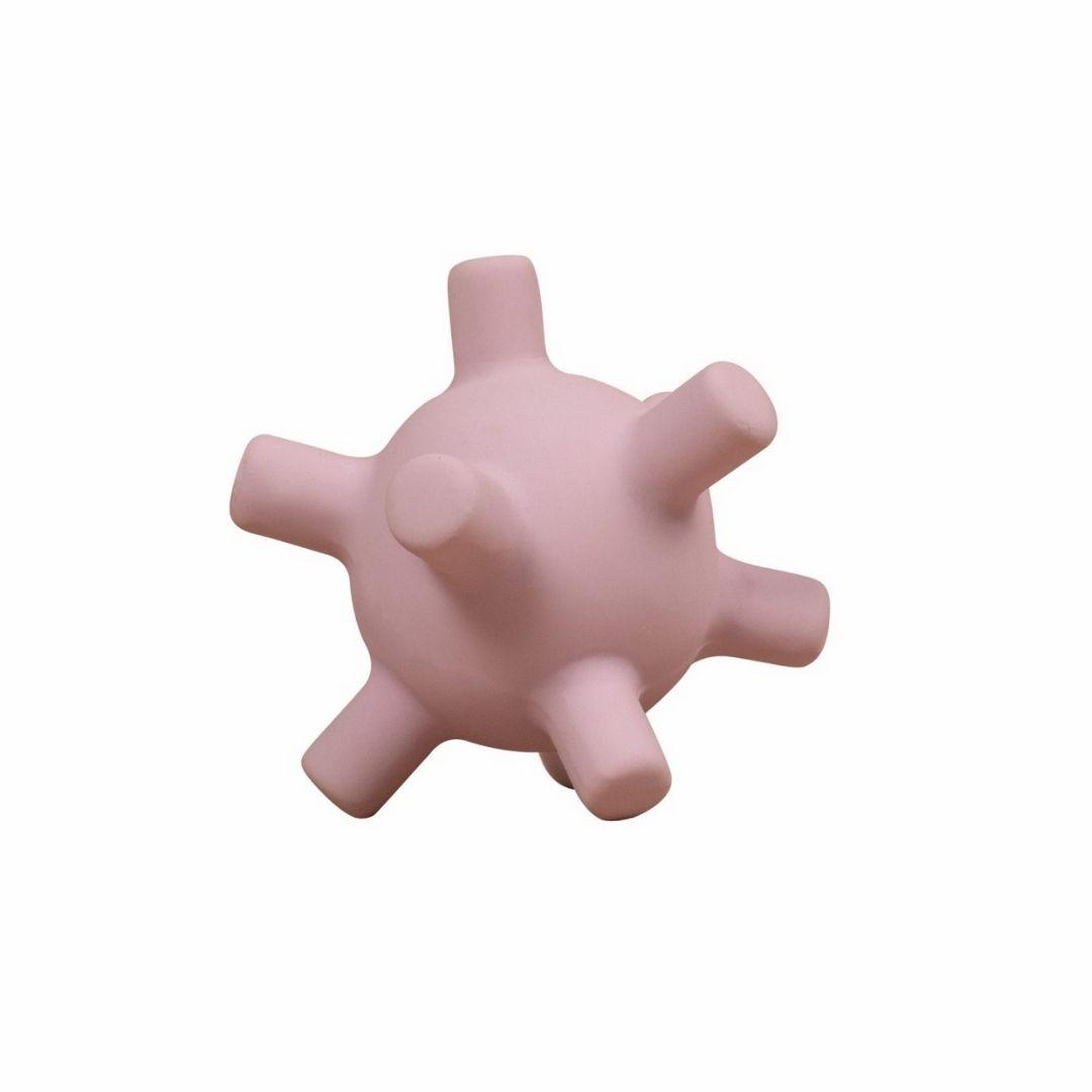Filibabba: Natural Rubber Teething Ball (rose)