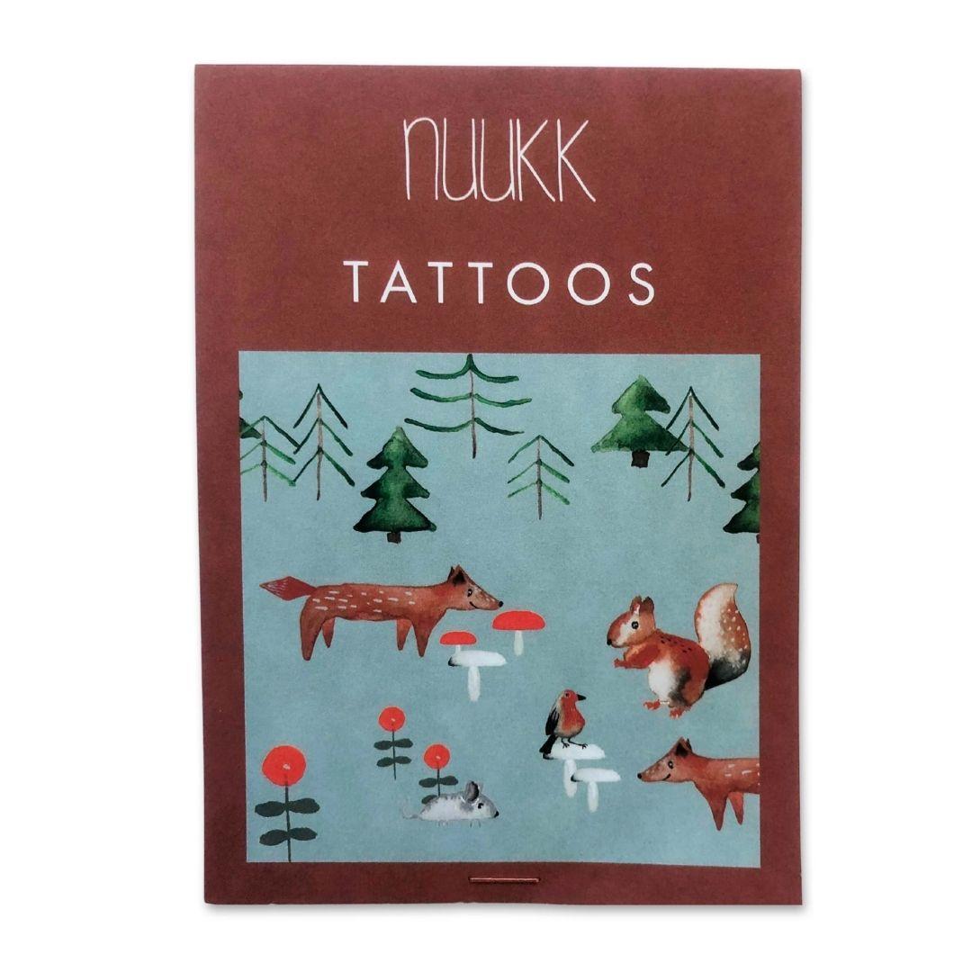 nuukk: Veganski tatuji Gozdne živali
