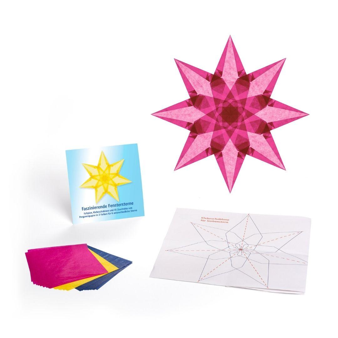 Magical Window Stars Kit (intermediate, cold colours)