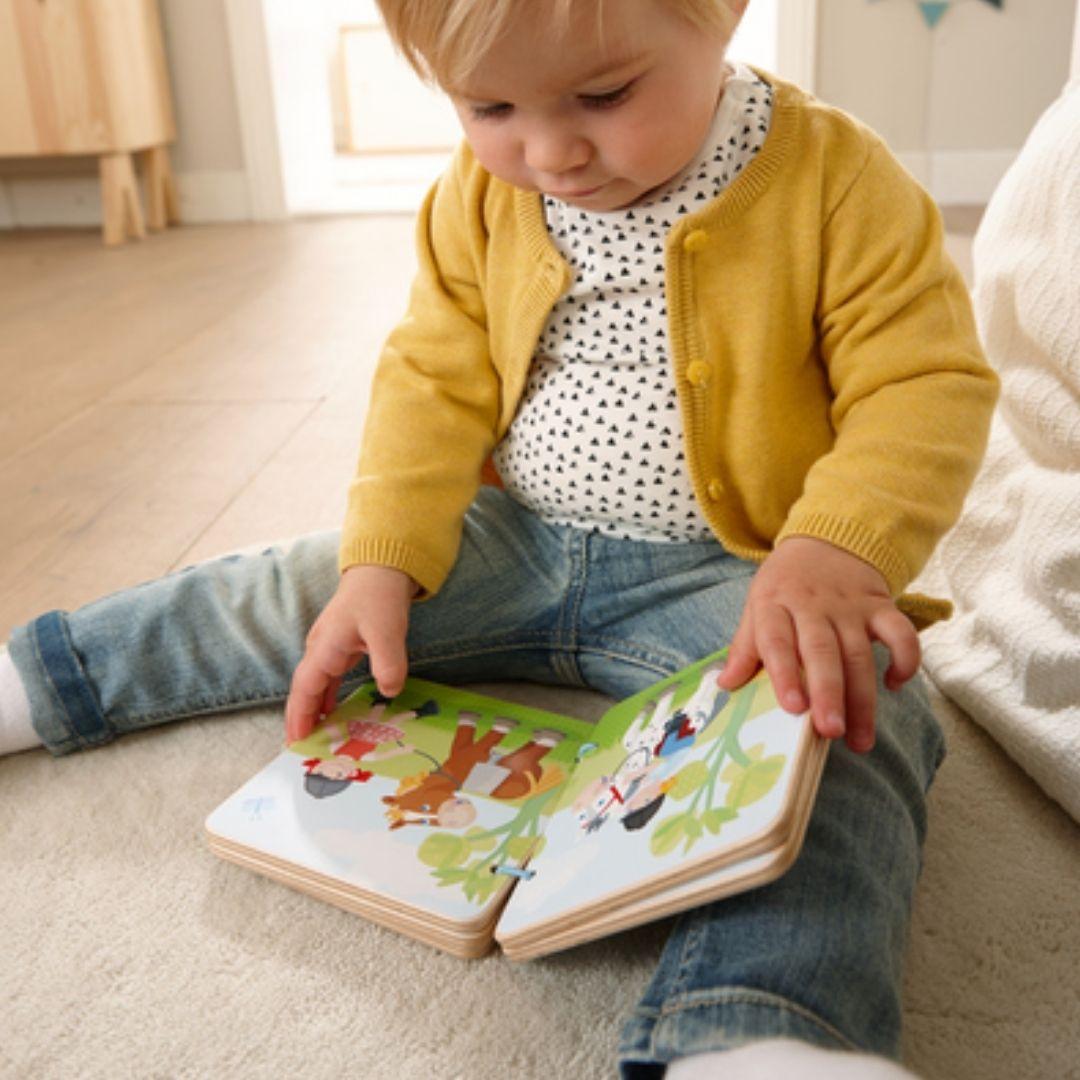 Haba: Wooden Baby Book Pony Farm - Image 2