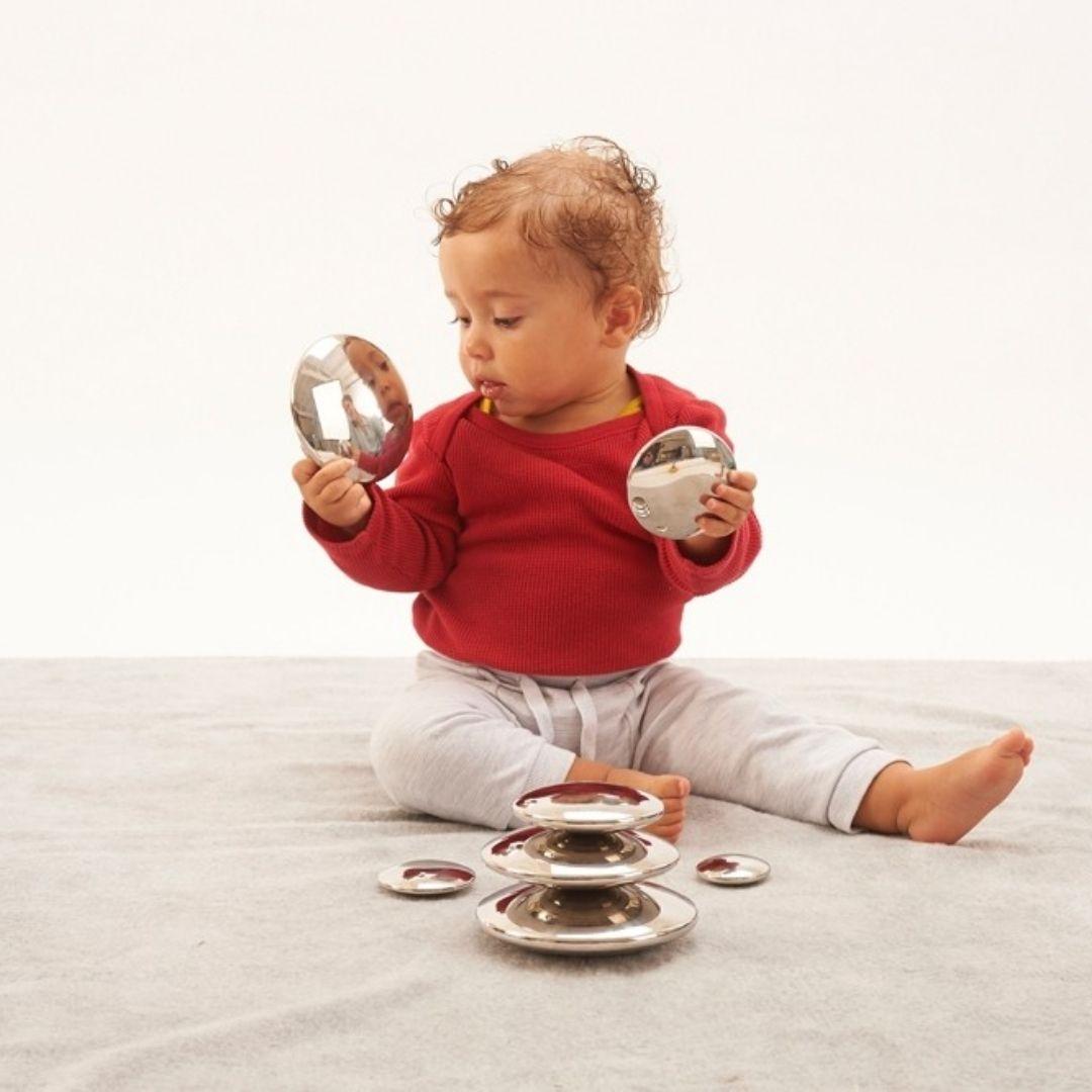 TickiT: Sensory Reflective Silver Buttons - Image 2