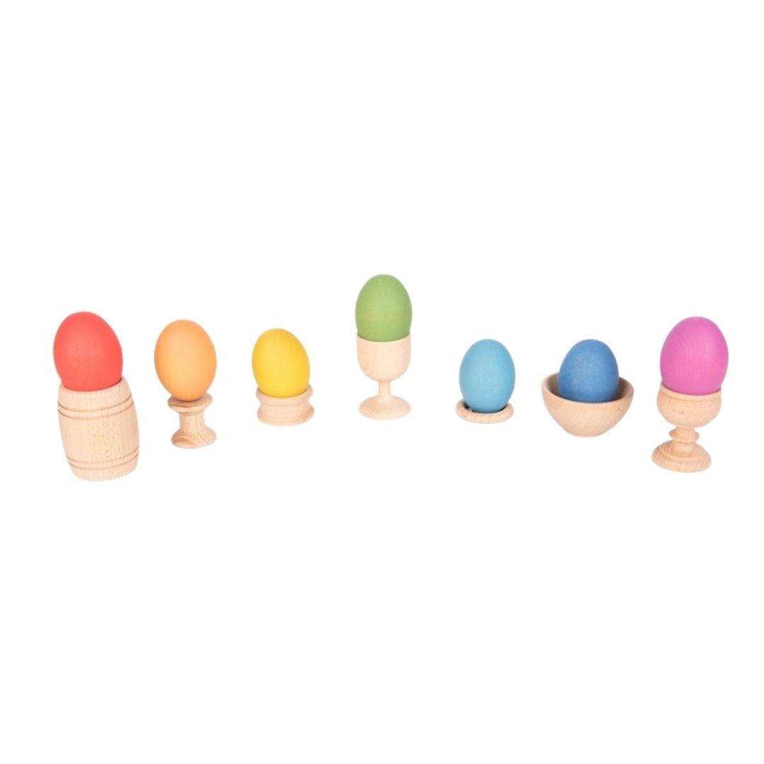 TickiT: Rainbow Wooden Eggs - Image 3