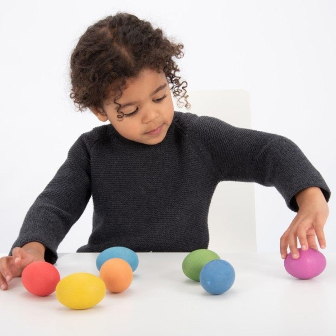 TickiT: Rainbow Wooden Eggs - Image 2