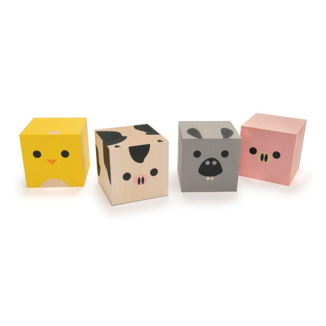Uncle Goose: Cubelings Farm Set
