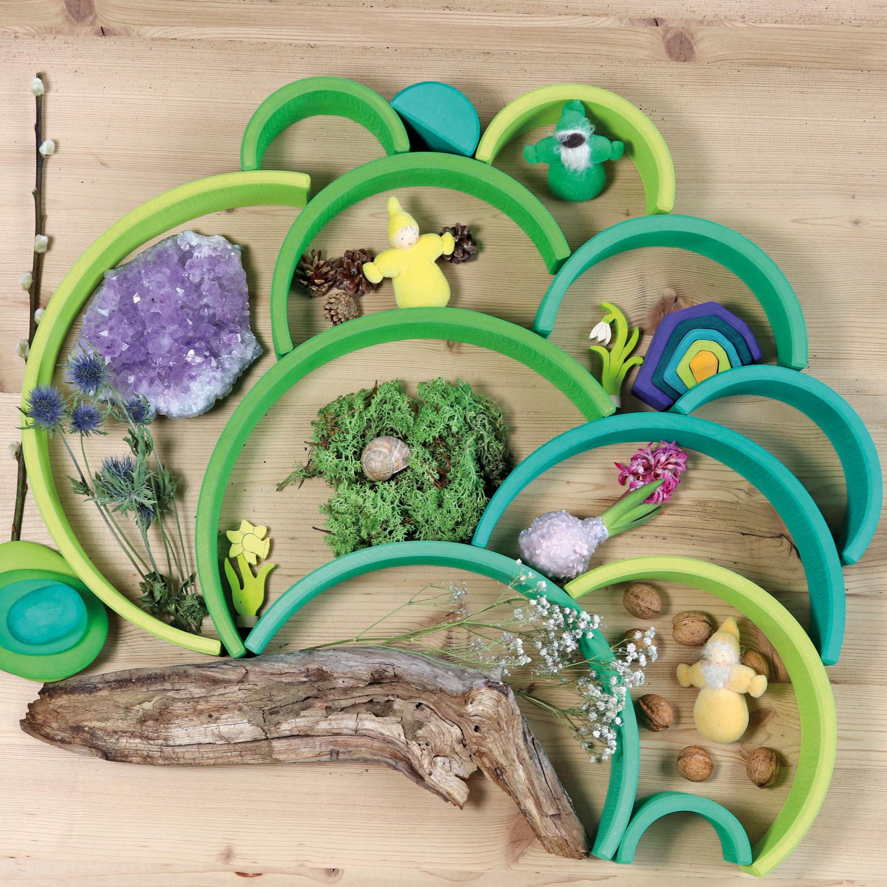 Grimm's: Large Rainbow Meadow Green - Image 2