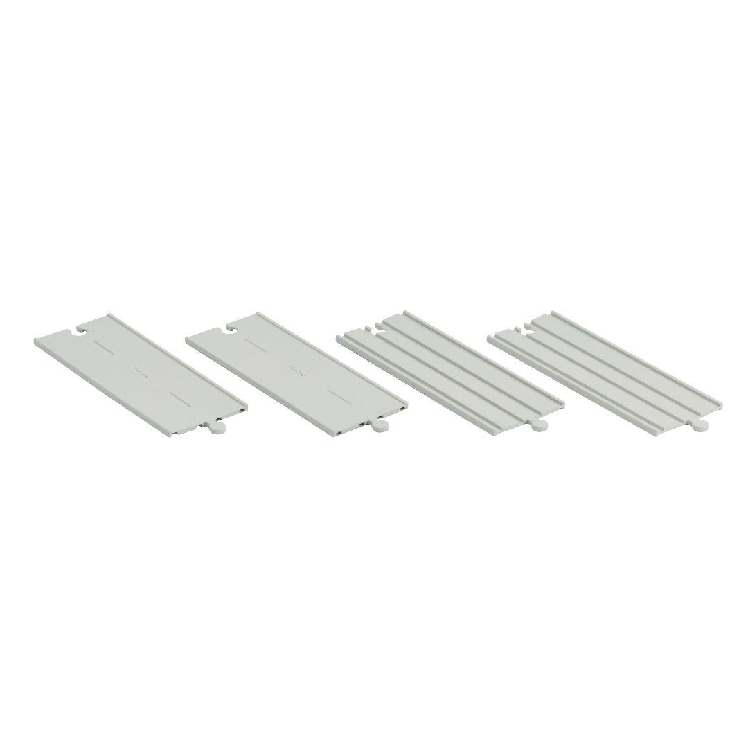 Plan Toys: Rubber Road & Rail Extension Set (A)