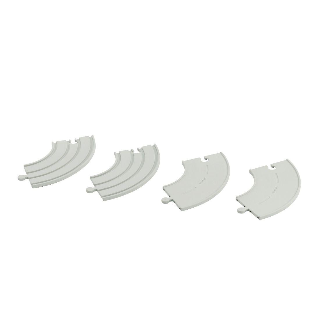 Plan Toys: Rubber Road & Rail Extension Set (B)