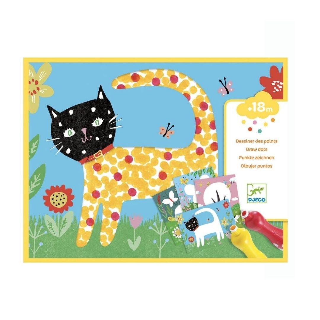 Djeco: Small Dots Painting Set
