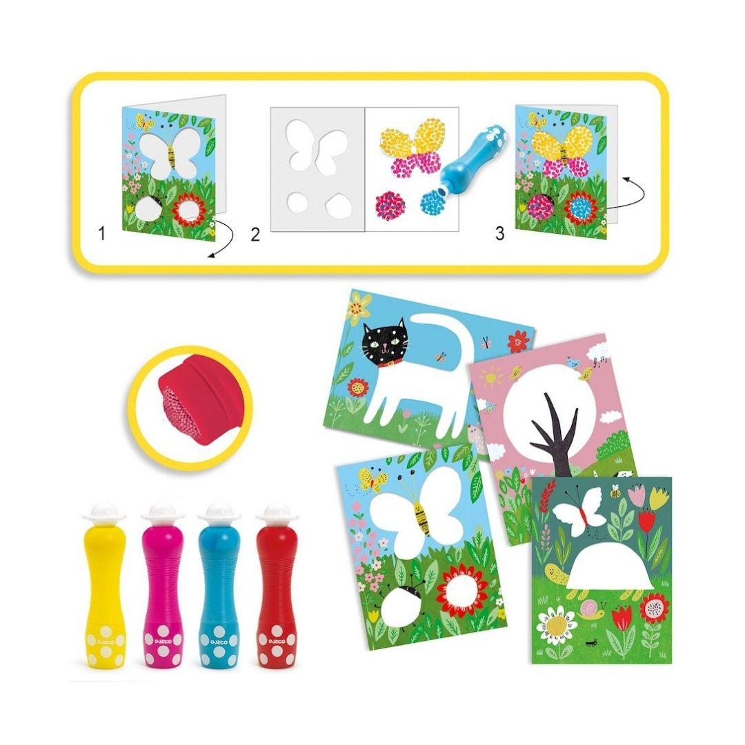 Djeco: Small Dots Painting Set - Image 2