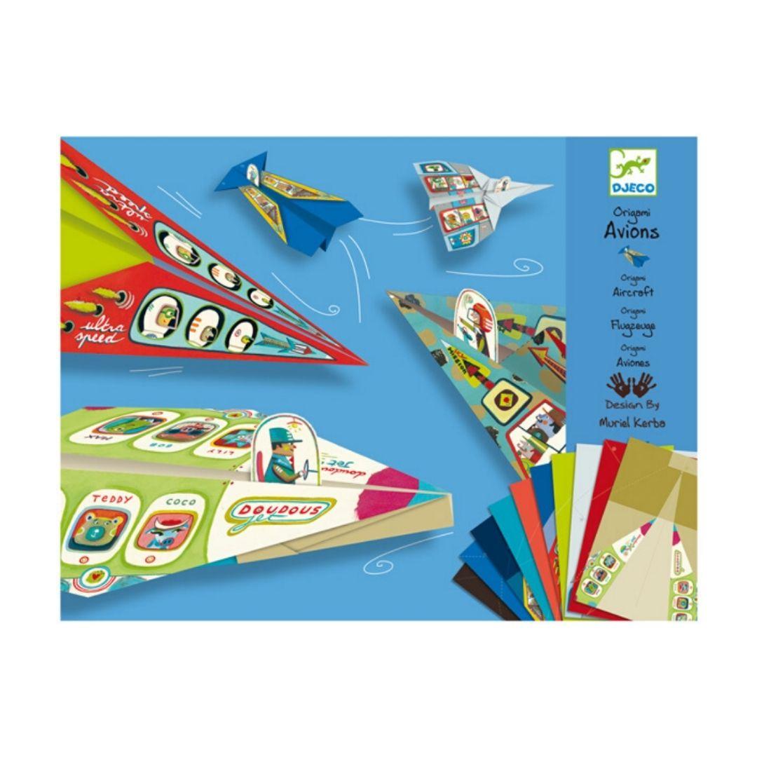 Djeco: Airplane Origami Set