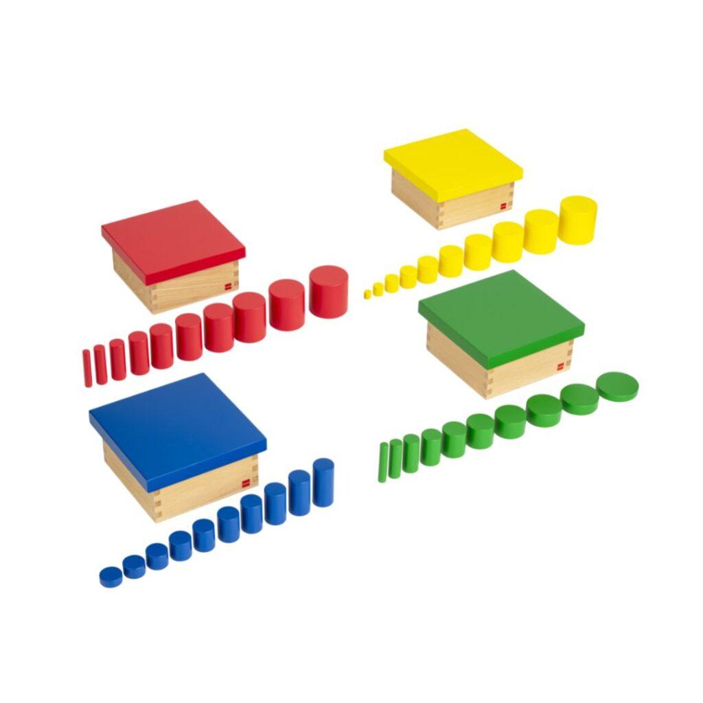 GAM Montessori: Barvni valji | Malih nog naokrog