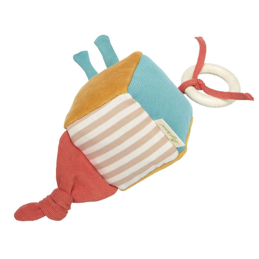 sigikid: Organic Crinkle and Rattle Cube