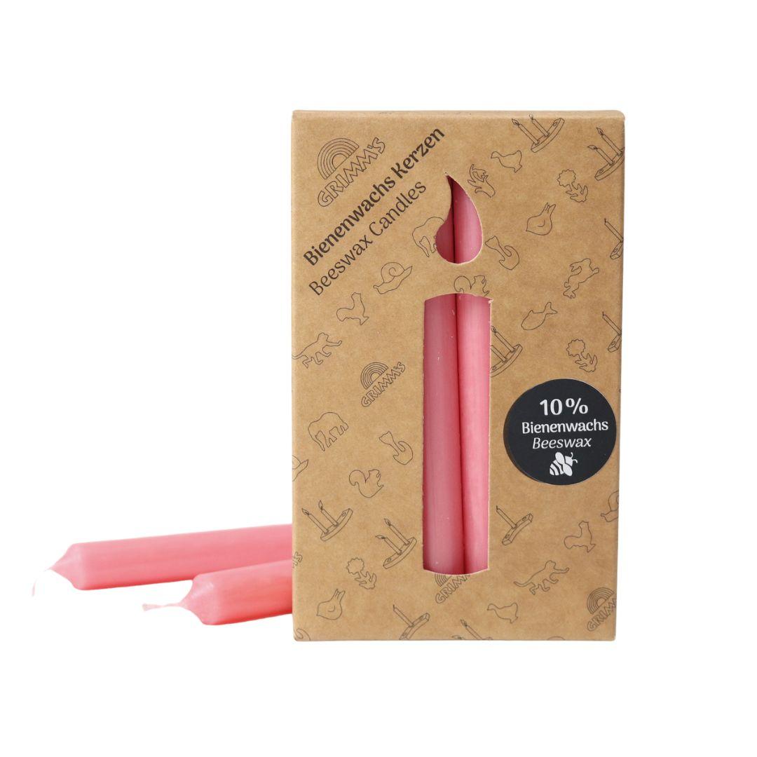 Waldorf Ring Figure: Rose 10% Beeswax Candle