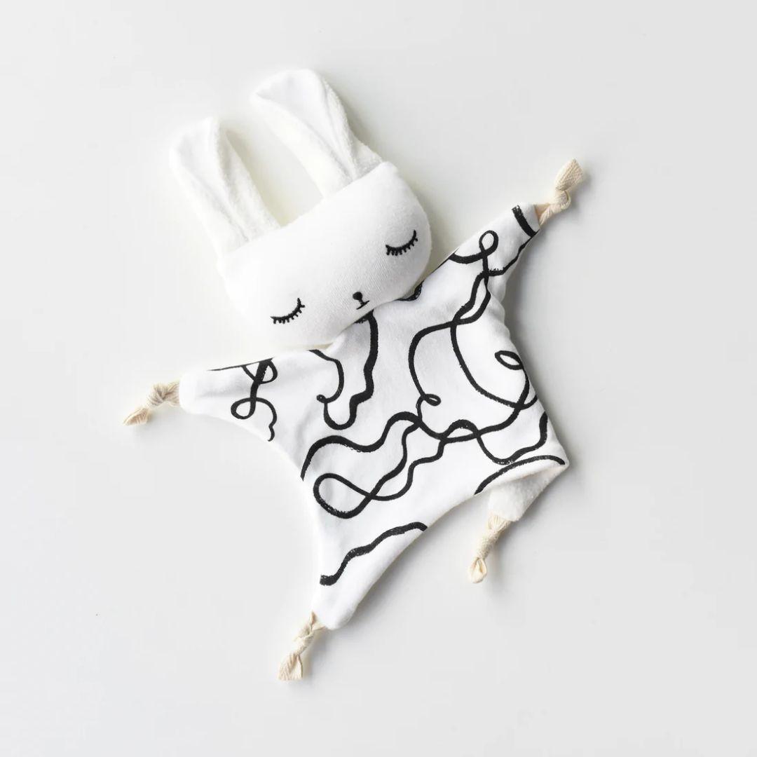 Wee Gallery: Organic Cuddle Bunny (Ribbons)