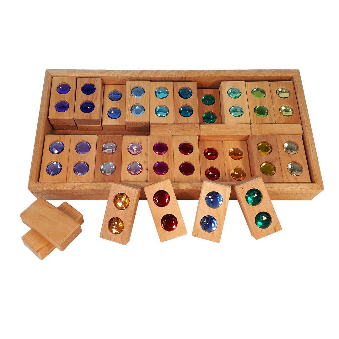 Bauspiel: Large Colour Track Building Set (45-piece)