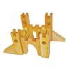Waldorf-inspired Knight's Castle building block set.
