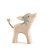 Cute Ostheimer standing donkey wooden figure, part of Family and Farm collection, for Waldorf-inspired imaginative play and storytelling.