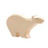 Ostheimer polar bear wooden figure. Part of Animals of the World collection, for Waldorf-inspired imaginative play and storytelling.