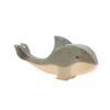 Ostheimer whale wooden figure. Part of Animals of the World collection, for Waldorf-inspired imaginative play and storytelling.