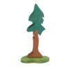 Large Ostheimer spruce tree with a tall trunk.