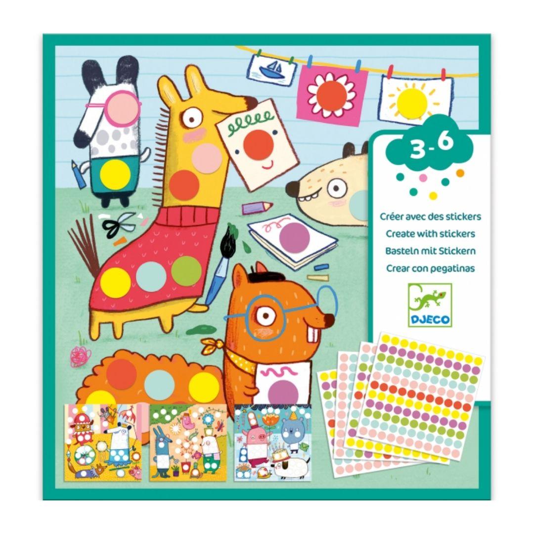 Djeco: Dot Sticker Activity Kit